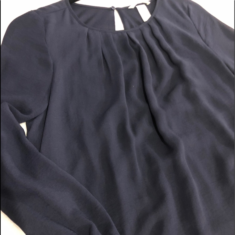 NWOT H&M navy blue dress size 6